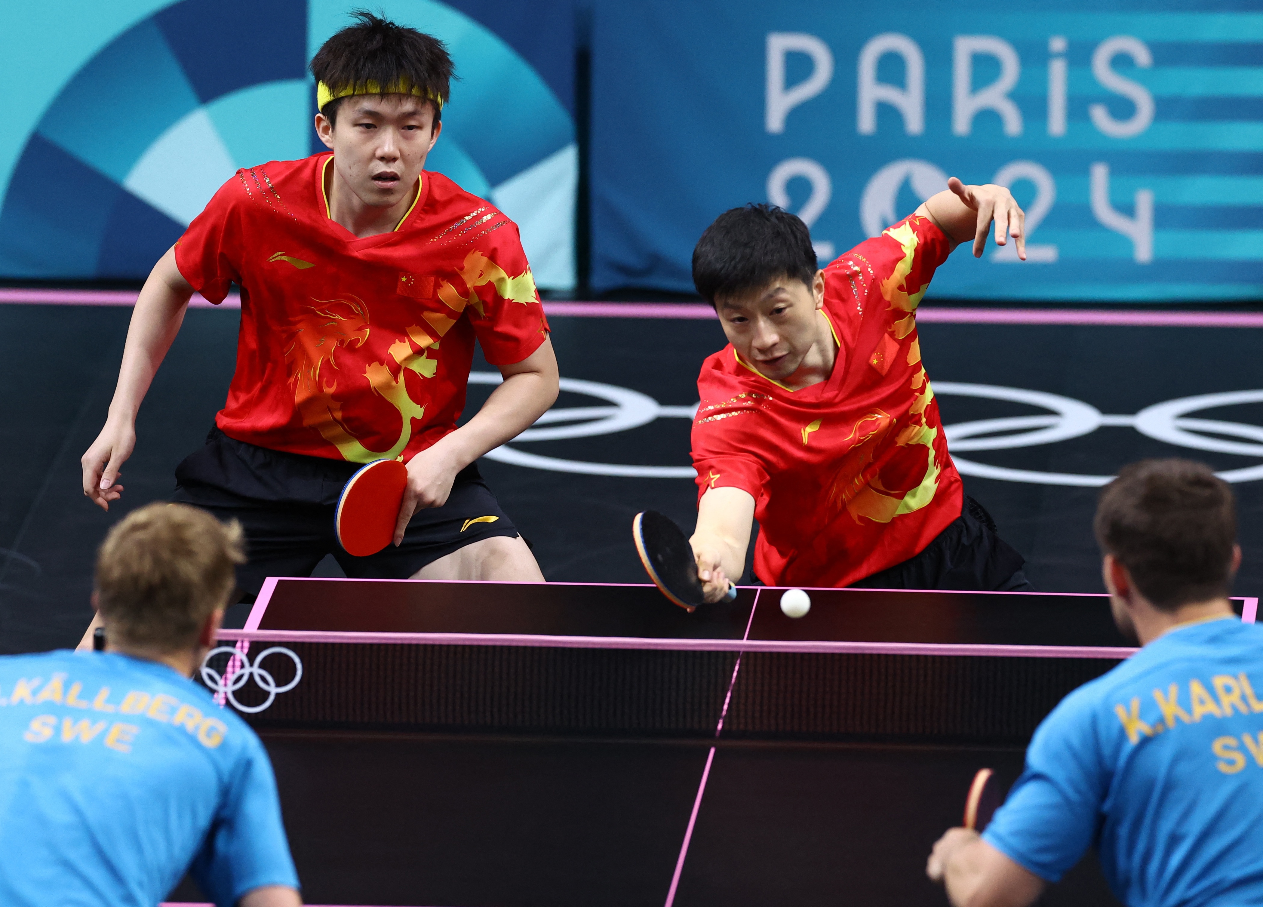 韩国队鏖战奥地利队，马龙惊艳四座