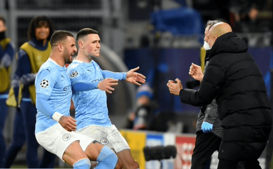 里昂横扫丹麦，福登带队取胜